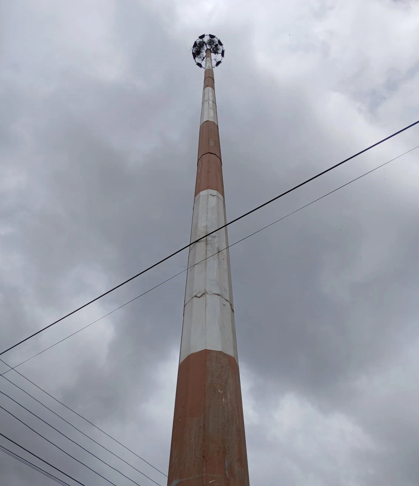 High-Mast Steel Lighting Tower Design & Supervision in Kericho, Kenya