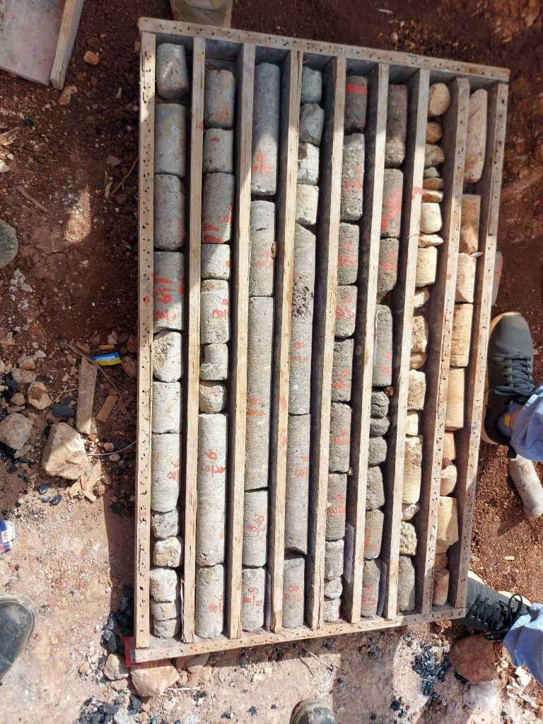 Geotechnical investigation and logging works at Karimenu II Dam conducted to assess foundation conditions for dam and hydraulic structures.