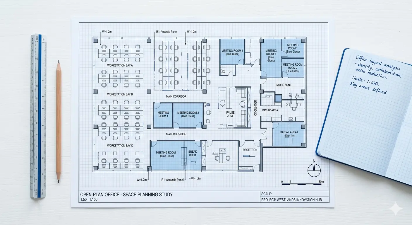 Office space planning floor layout Kenya – Cadreatech