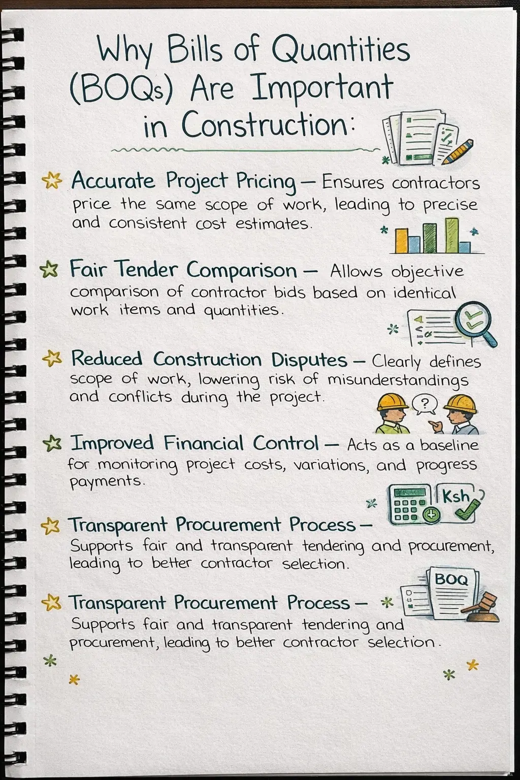 Why Bills of Quantities (BOQs) are important in construction projects in Kenya