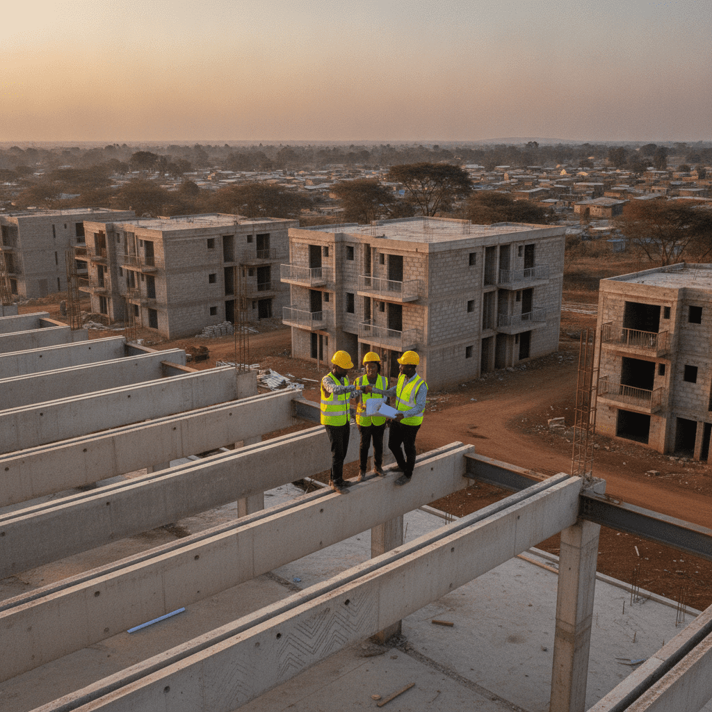 Affordable housing structural design Kenya — Featured image, Cadreatech engineering Kenya