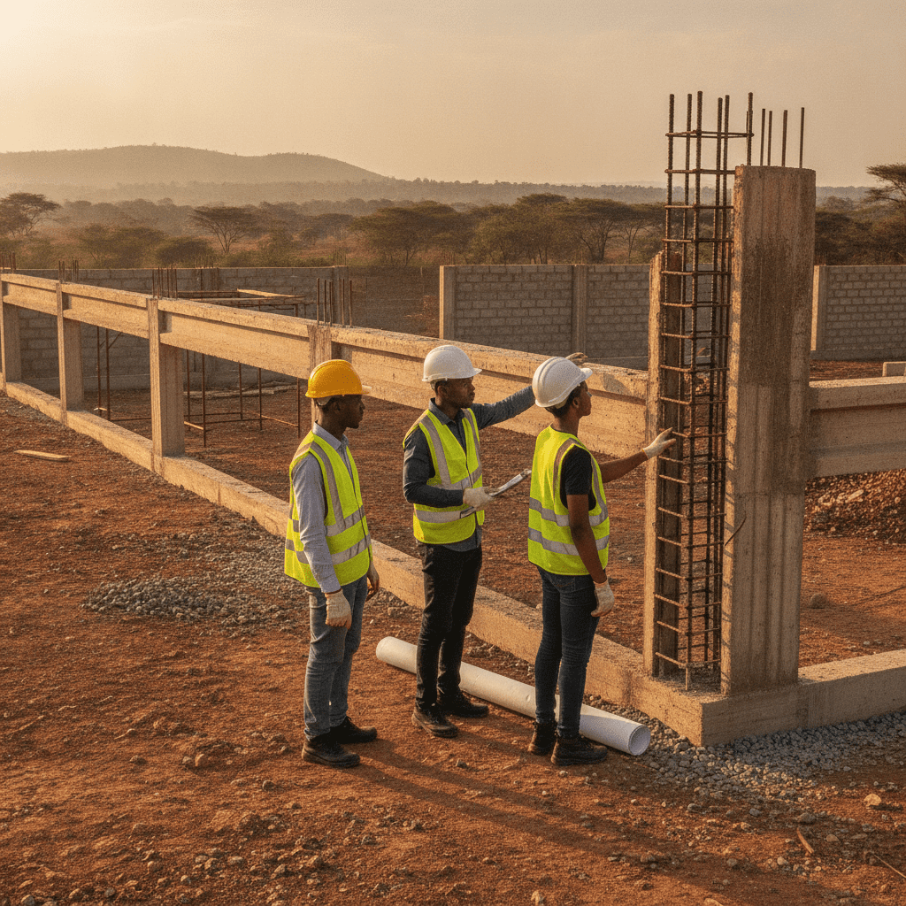 Boundary wall structural design Kenya — Featured image, Cadreatech engineering Kenya