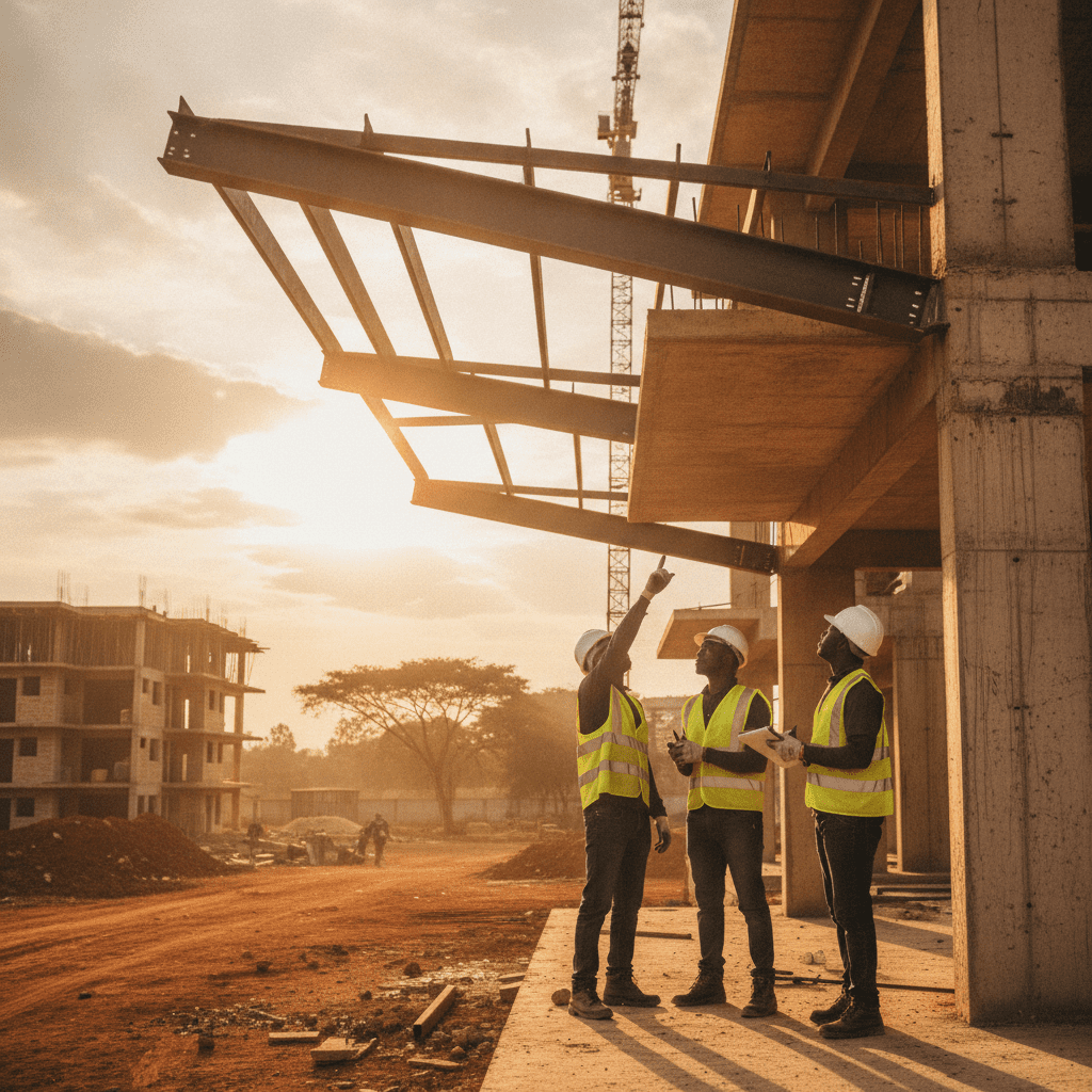 Cantilever balcony and canopy design Kenya — Featured image, Cadreatech engineering Kenya