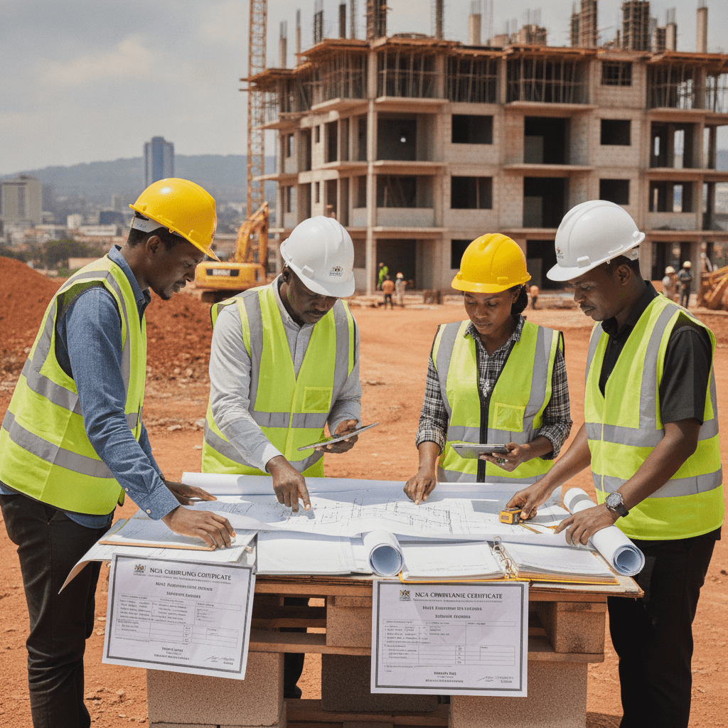 NCA compliance certificate Kenya — Site illustration, Cadreatech engineering Kenya