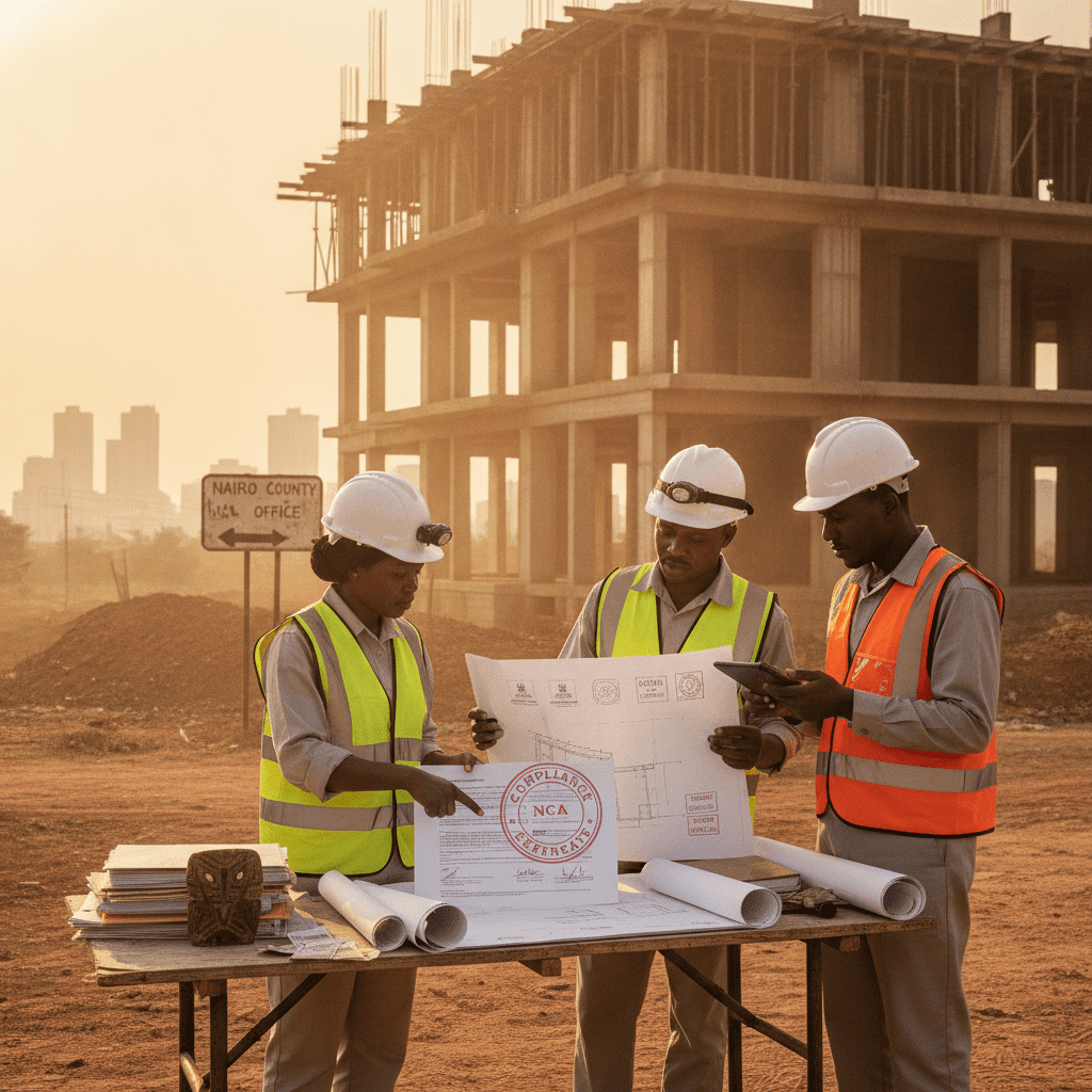 NCA compliance certificate Kenya — Featured image, Cadreatech engineering Kenya