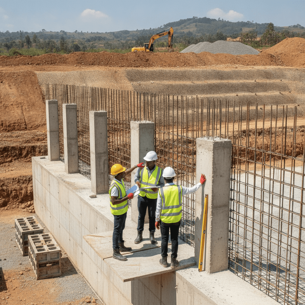 Retaining wall design Kenya — Featured image, Cadreatech engineering Kenya