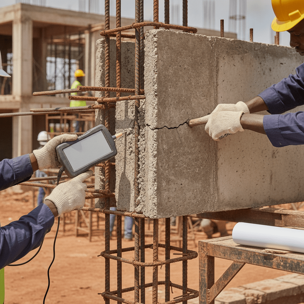 Seismic structural design Kenya — Site illustration, Cadreatech engineering Kenya