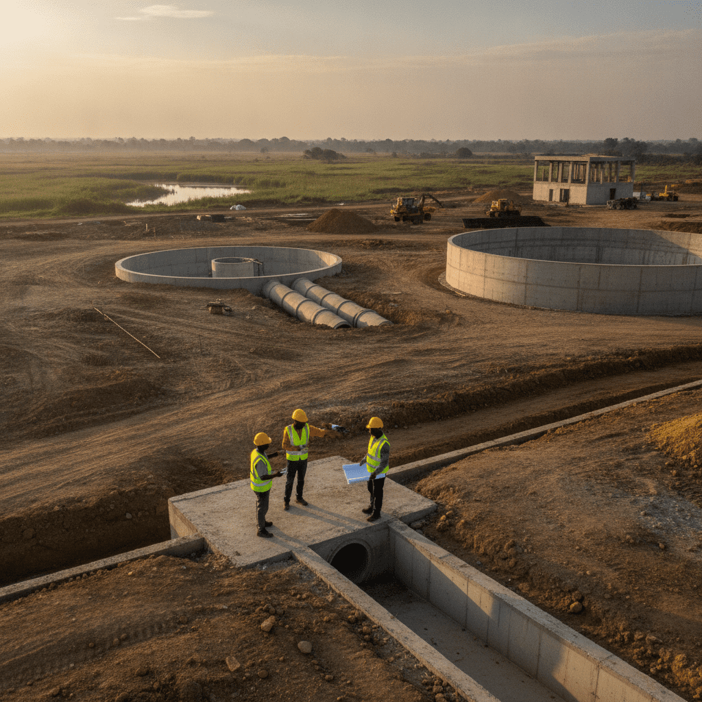 Sewage treatment plant design Kenya — Featured image, Cadreatech engineering Kenya