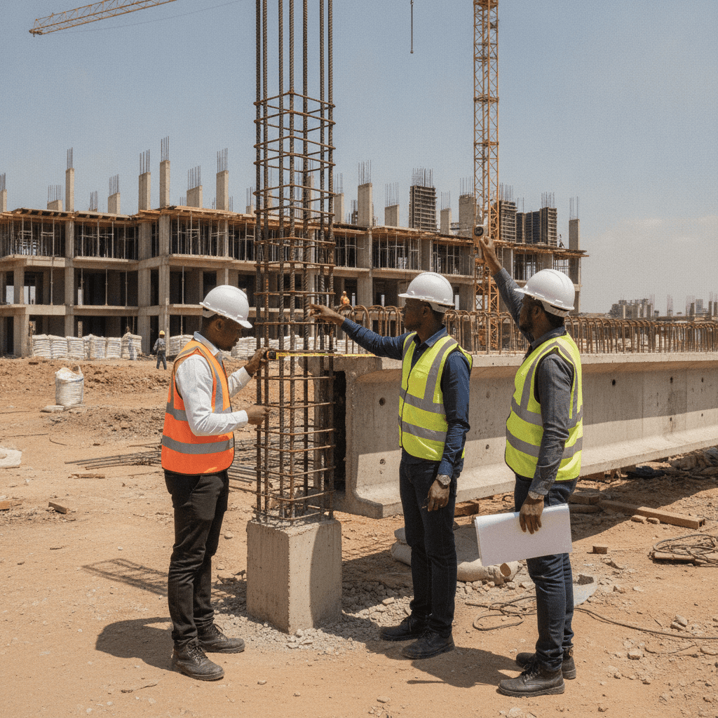 Wind load structural design Kenya — Site illustration, Cadreatech engineering Kenya